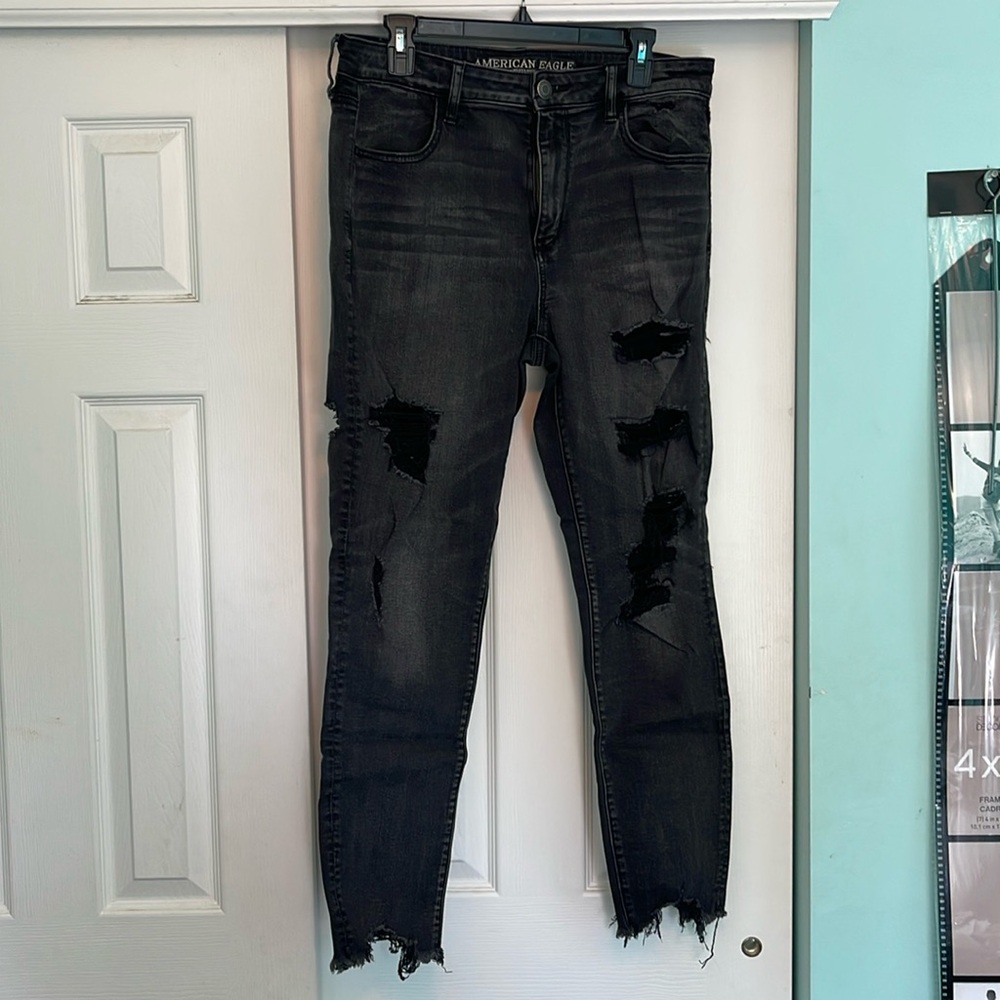 Black High Rise Jeggings